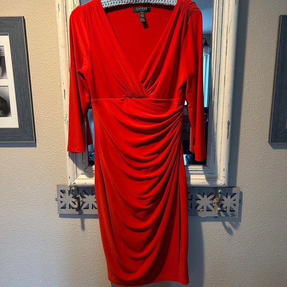 Ralph Lauren Dresses & Skirts - Lauren Ralph Lauren Red Dress size 10
